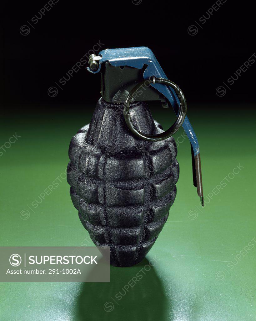Stock Photo: 291-1002A Close-up of a hand grenade