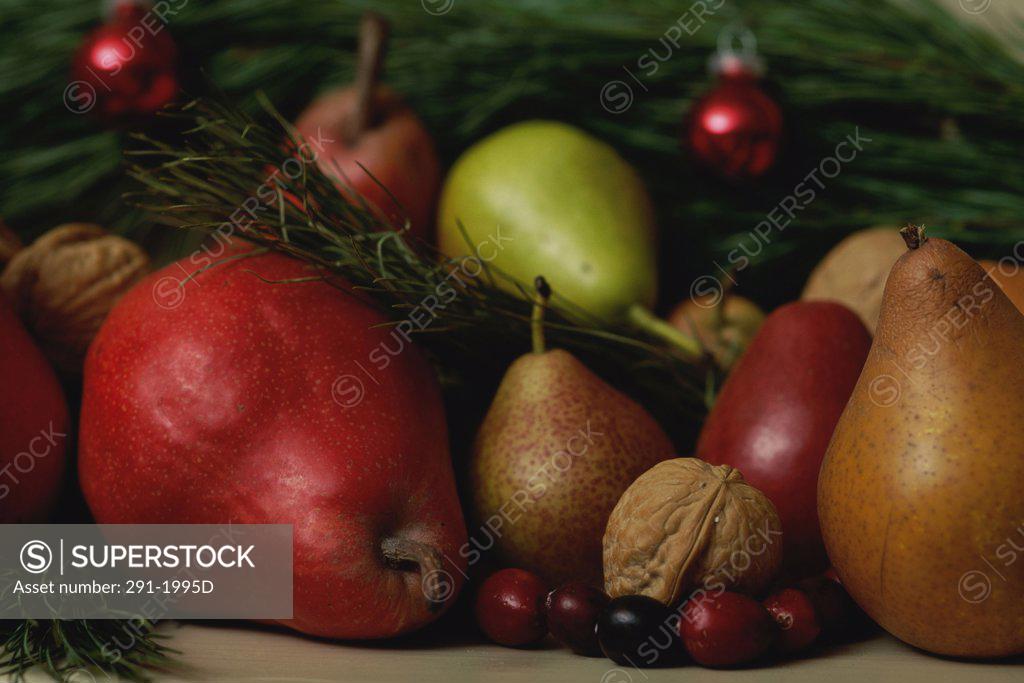 Stock Photo: 291-1995D Close-up of pears