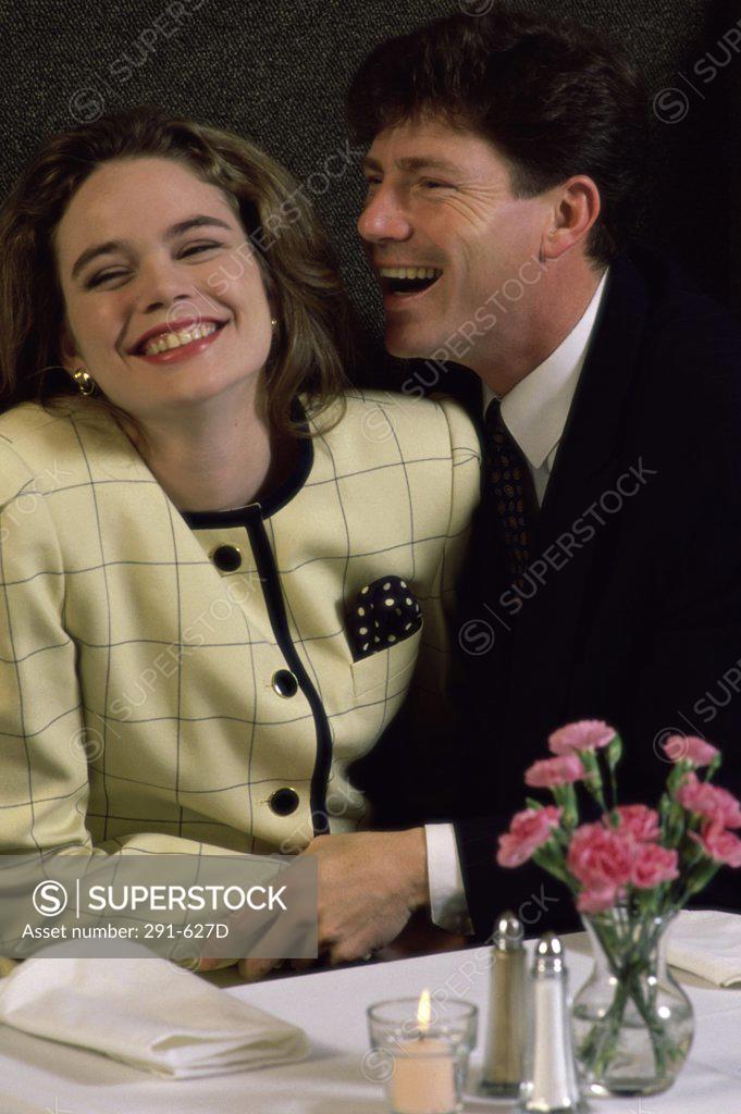 Stock Photo: 291-627D Close-up of a young couple smiling