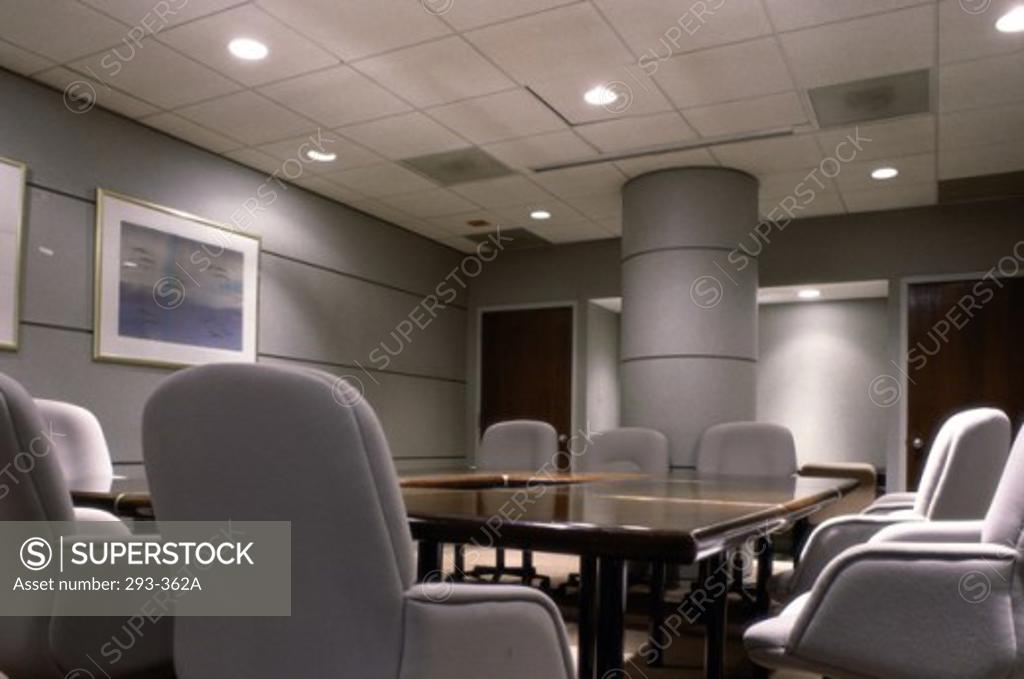 Stock Photo: 293-362A Office furniture in a conference room