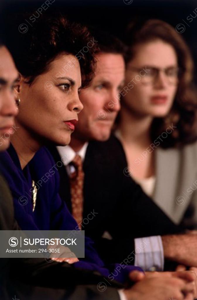 Stock Photo: 294-305E Business executives in a meeting