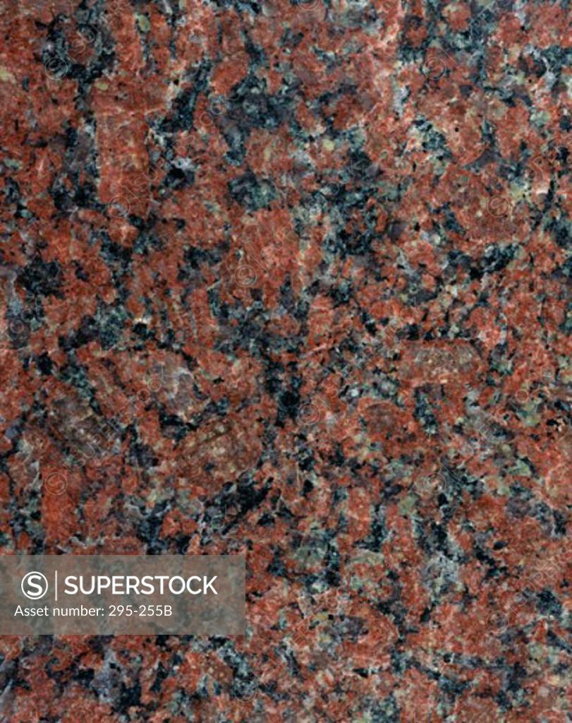 Stock Photo: 295-255B Close-up of Red Sierra Chica granite