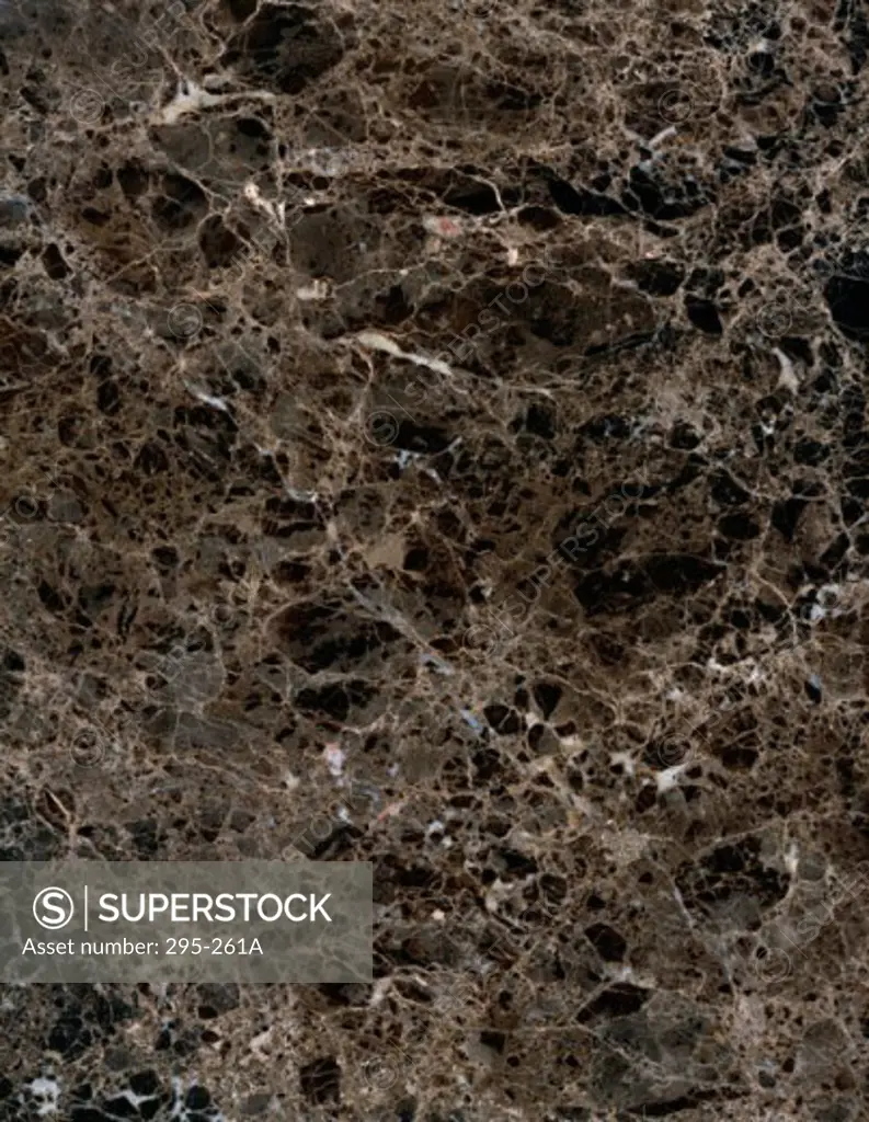Close-up of Emperador Dark marble