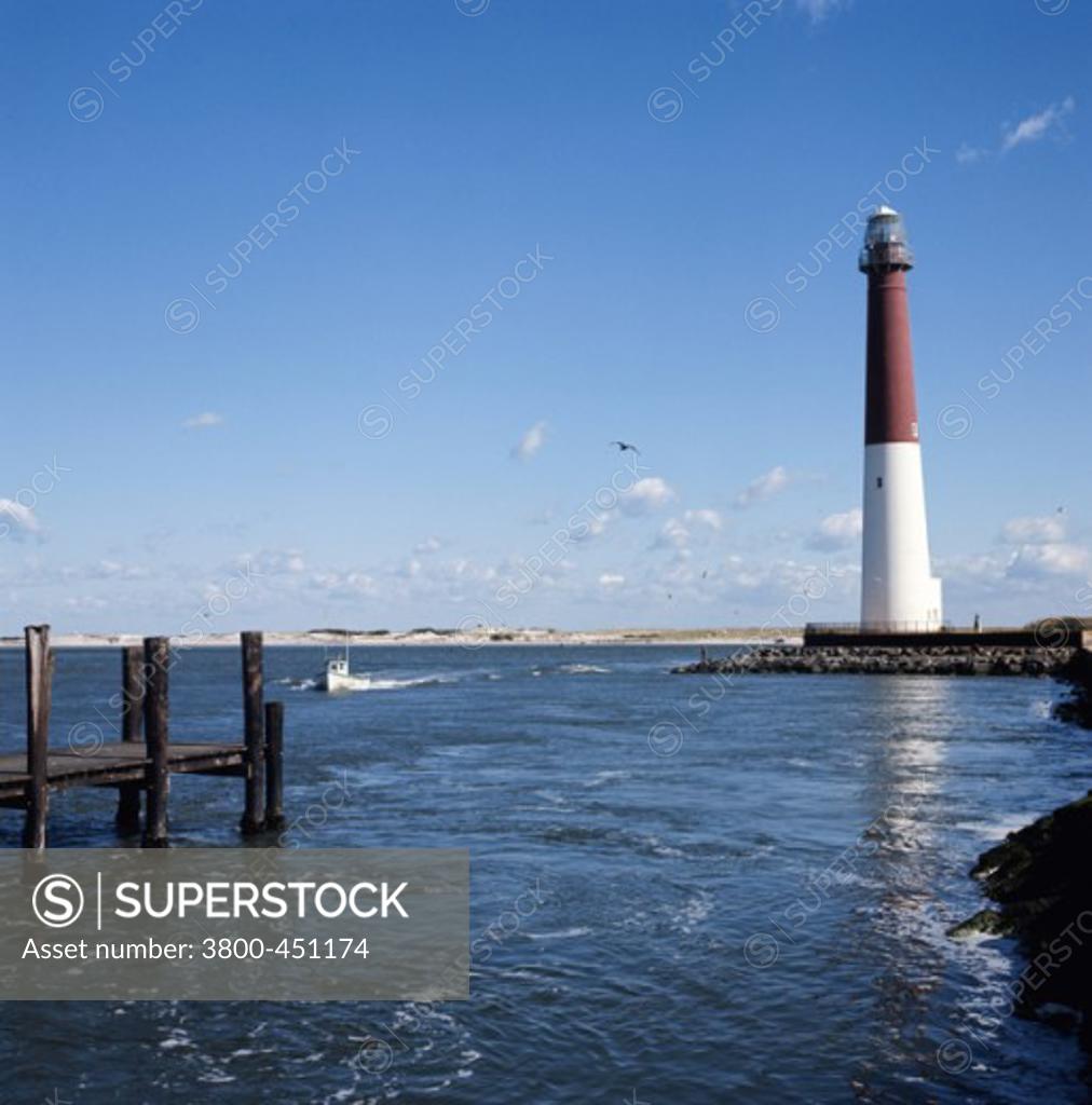 Stock Photo: 3800-451174 Barnegat Lighthouse Long Beach Island New Jersey USA
