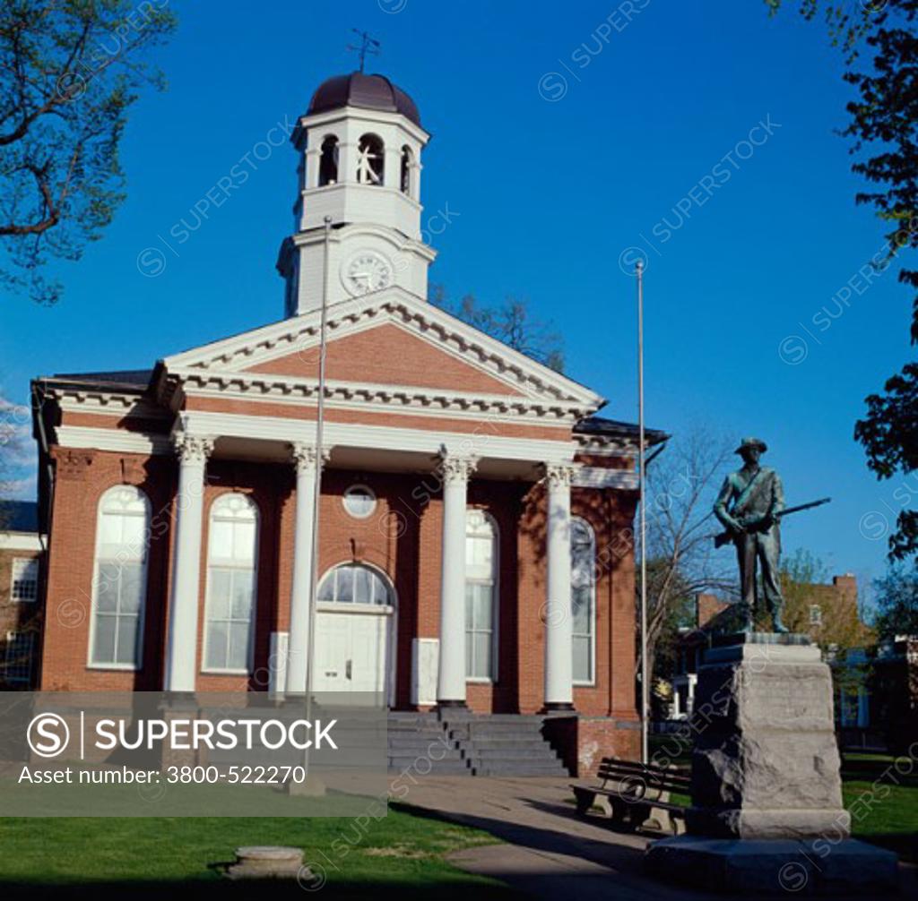 Stock Photo: 3800-522270 Facade of the London County Courthouse, Leesburg, Virginia, USA