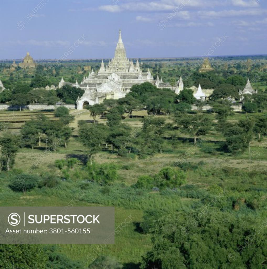 Stock Photo: 3801-560155 Ananda Temple Bagan Myanmar