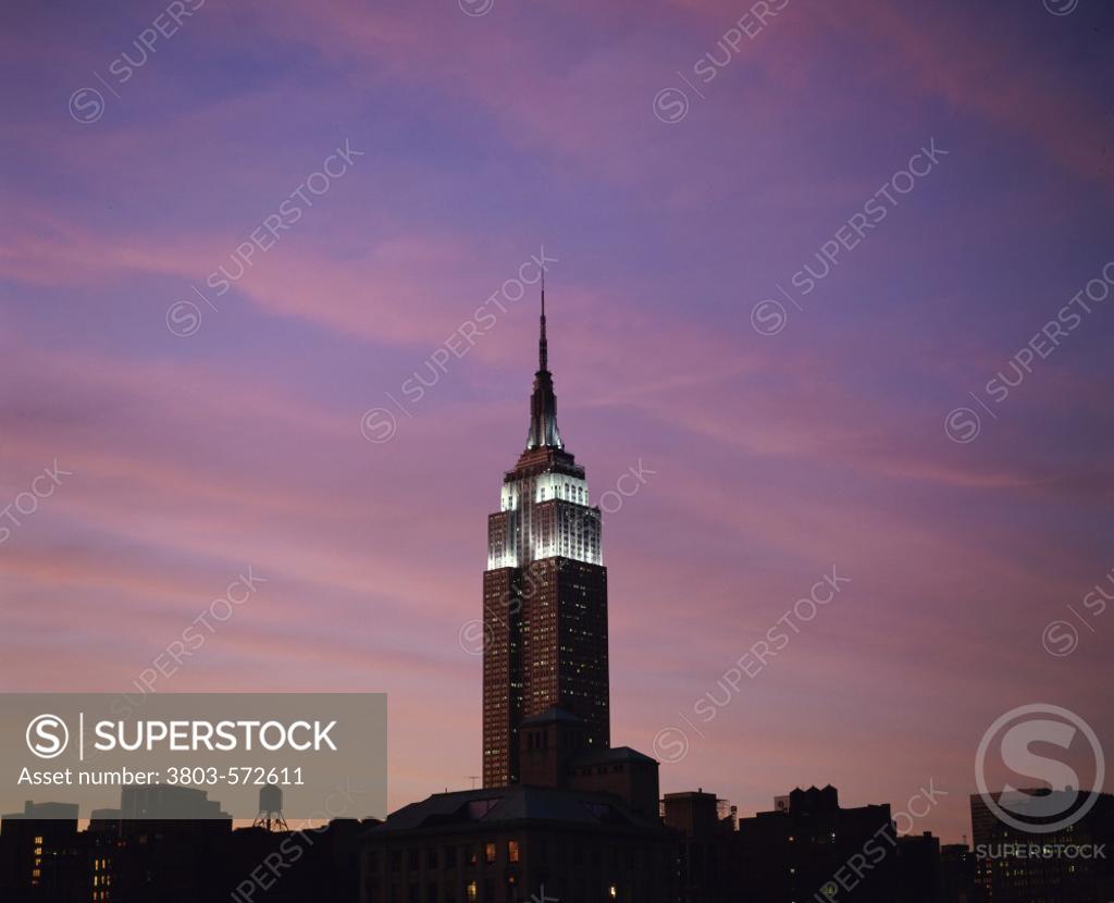 Stock Photo: 3803-572611 Empire State Building New York City USA