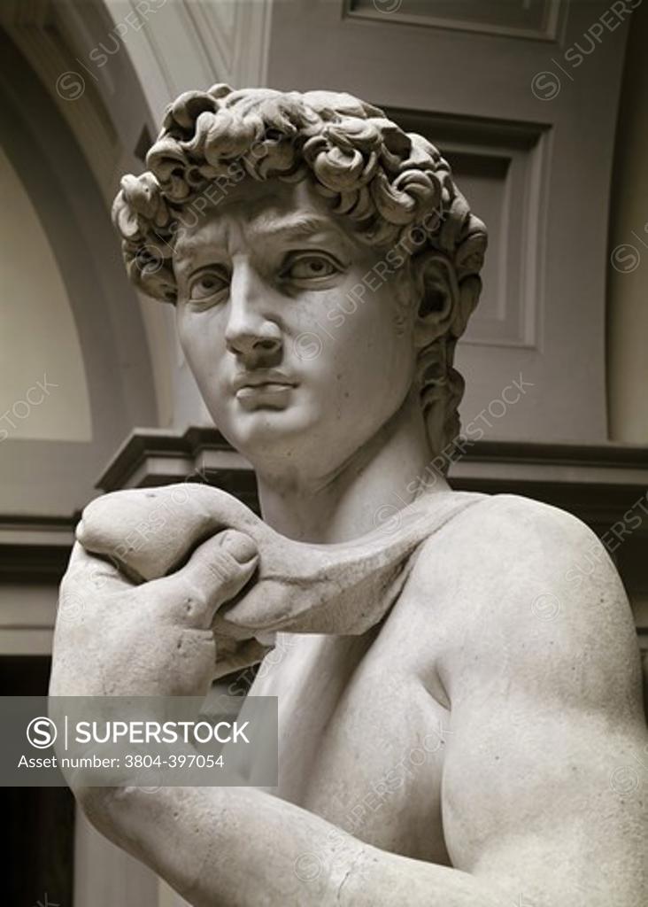 Stock Photo: 3804-397054 David Michelangelo Buonarroti (1475-1564 Italian) 