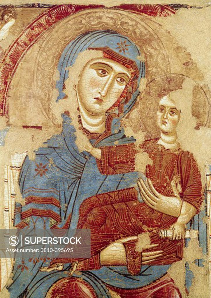 Stock Photo: 3810-395695 Madonna & Child Byzantine Art (5th C.-14th C.) Galleria dell' Academia, Florence 