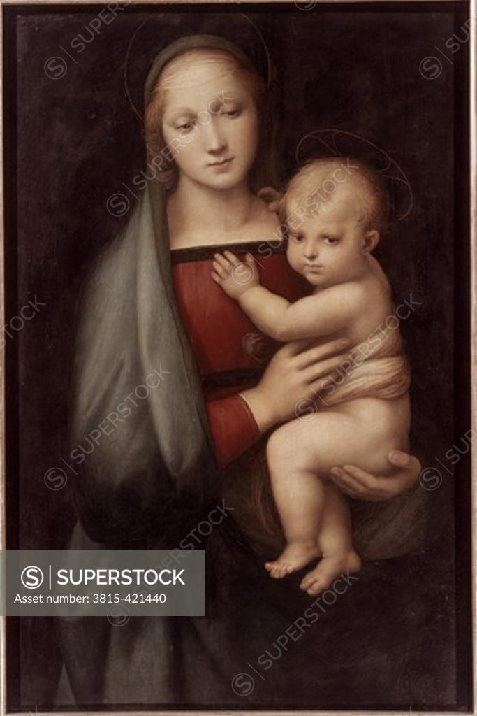 Stock Photo: 3815-421440 Madonna & Child  Filippo Lippi (ca.1406-1469 Italian) 