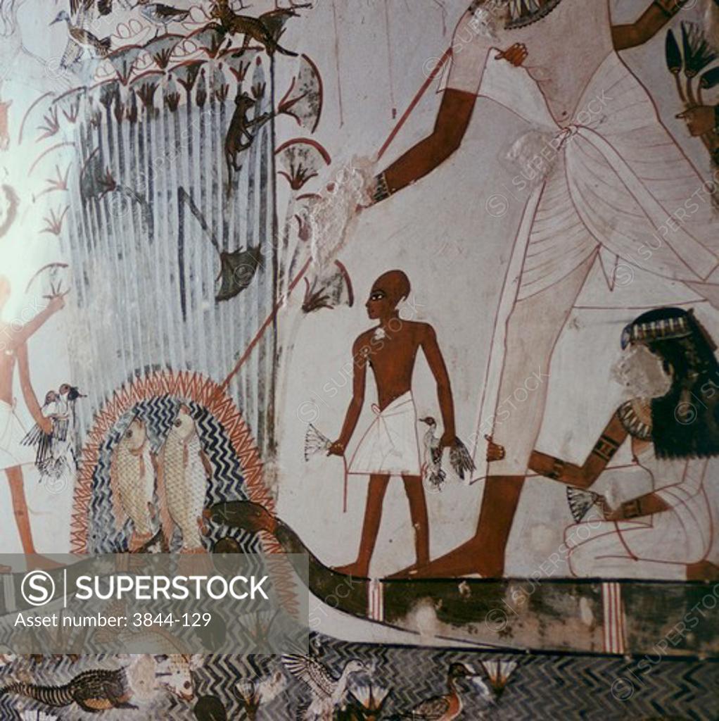 Stock Photo: 3844-129 Menna Tomb Thebes Egyptian Art(- )  