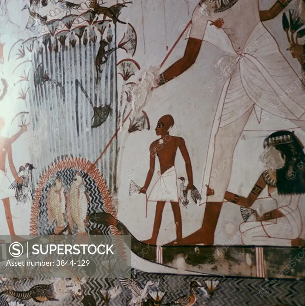 Menna Tomb Thebes Egyptian Art(- )  