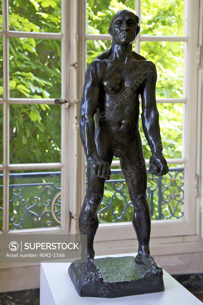 Stock Photo: 4042-1166 Jean d'Aire by Auguste Rodin, bronze, 1886, France, Paris, Musee Rodin