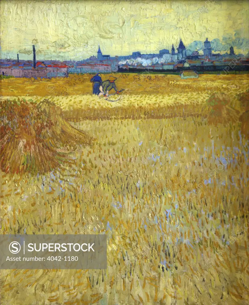 The Harvesters by Vincent van Gogh, 1888, France, Paris, Musee Rodin