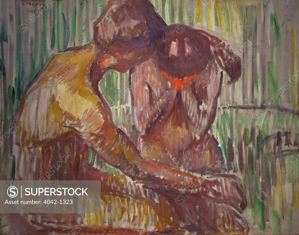 Stock Photo: 4042-1323 Consolation by Edvard Munch, 1907, Norway, Oslo, Munch Museum