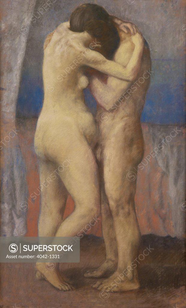 Stock Photo: 4042-1331 The Embrace by Pablo Picasso, 1903