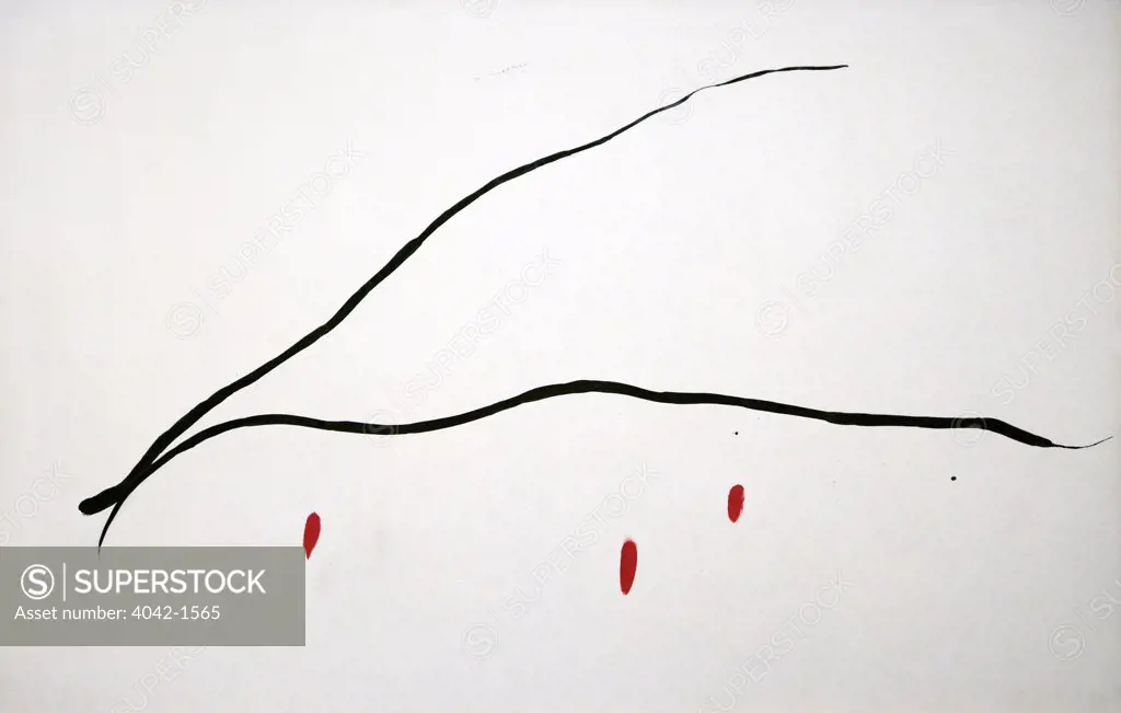 The Dance of the Poppies by Joan Miro, 1973, Spain, Madrid, Reina Sofia Museum of Modern Art