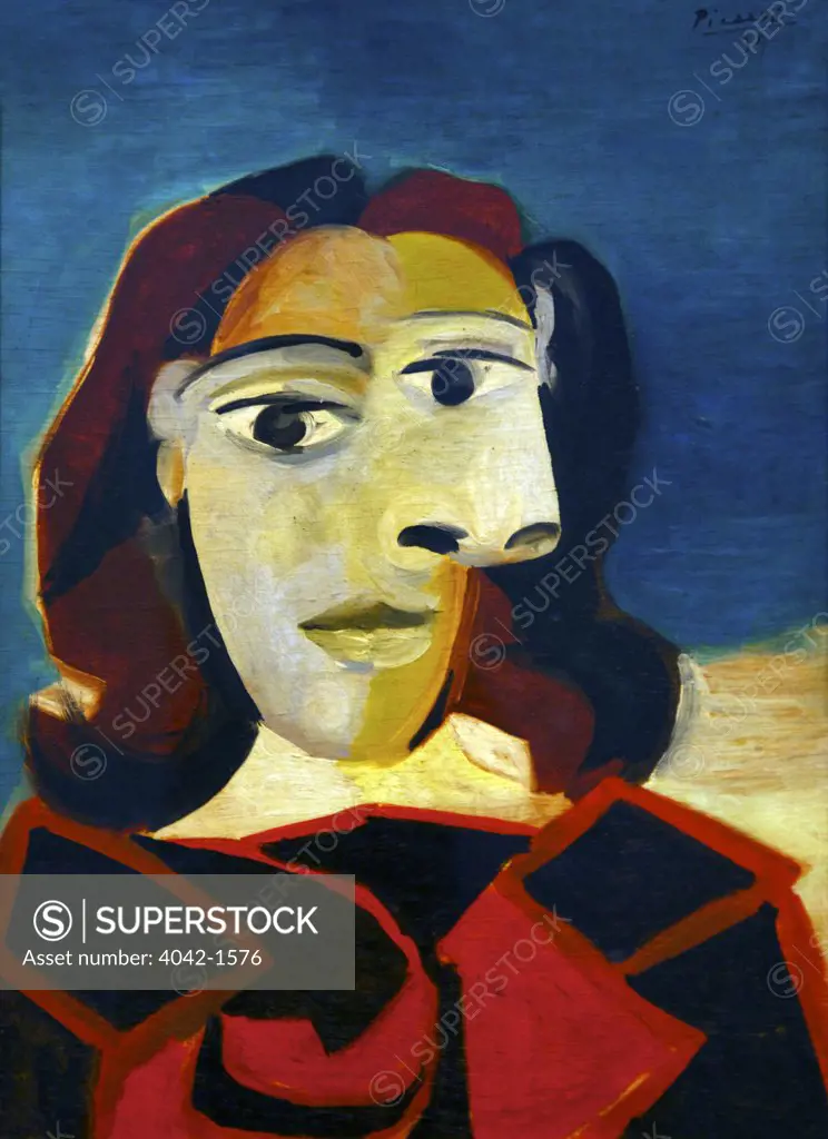 Portrait of Dora Maar by Pablo Picasso, 1939, Spain, Madrid, Reina Sofia Museum of Modern Art