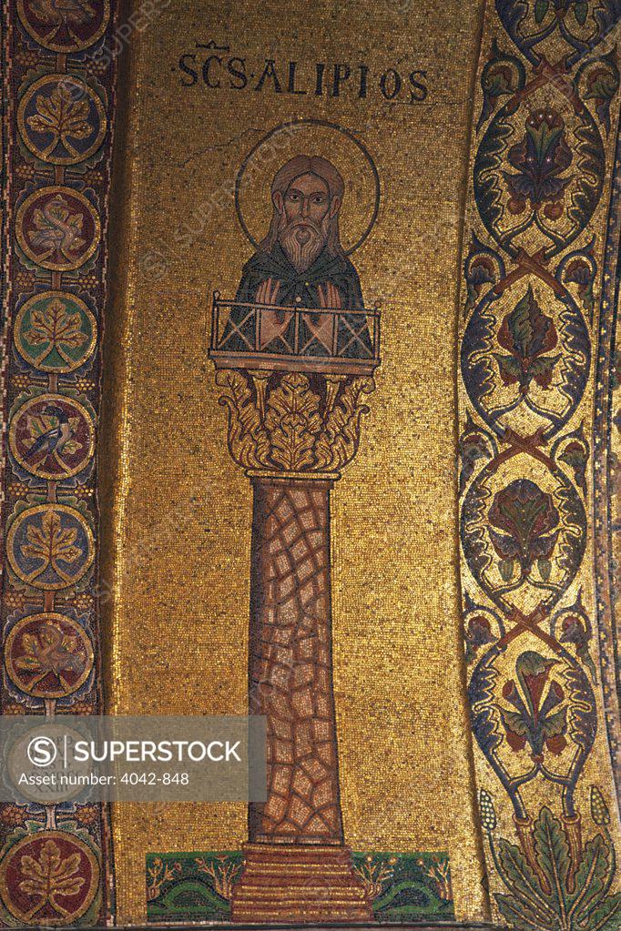 Stock Photo: 4042-848 Italy, Venice, San Marco Square, St. Mark's Cathedral, mosaic