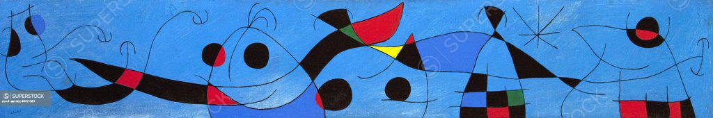 Stock Photo: 4042-860 Painting by Joan Miro