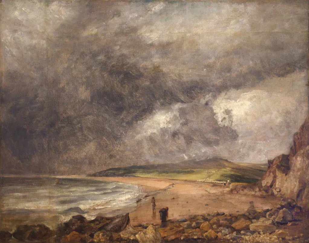 Weymouth Bay, painting by John Constable, France, Paris, Musee du Louvre