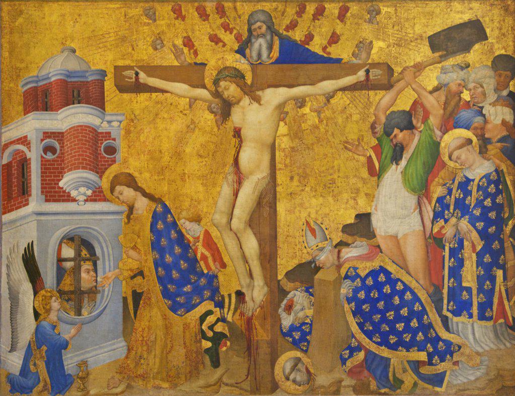 Martyrdom of St. Denis by Henri Bellechose, 1415-1416, France, Paris, Musee du Louvre