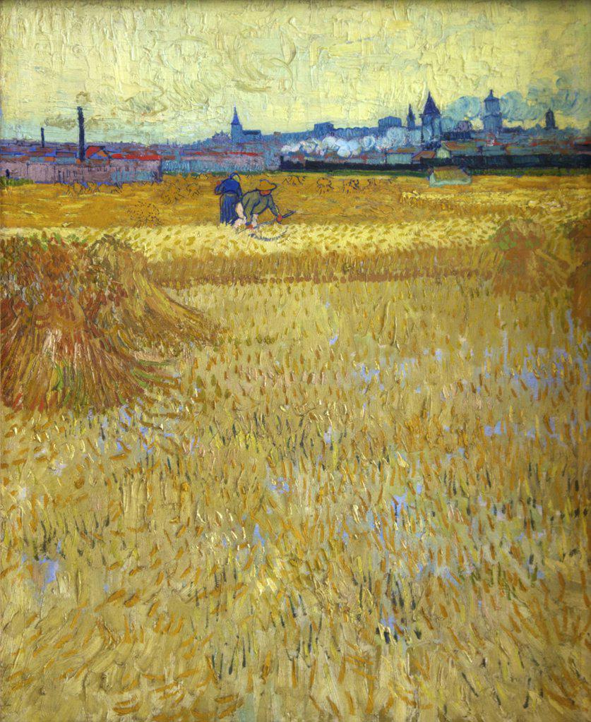 The Harvesters by Vincent van Gogh, 1888, France, Paris, Musee Rodin