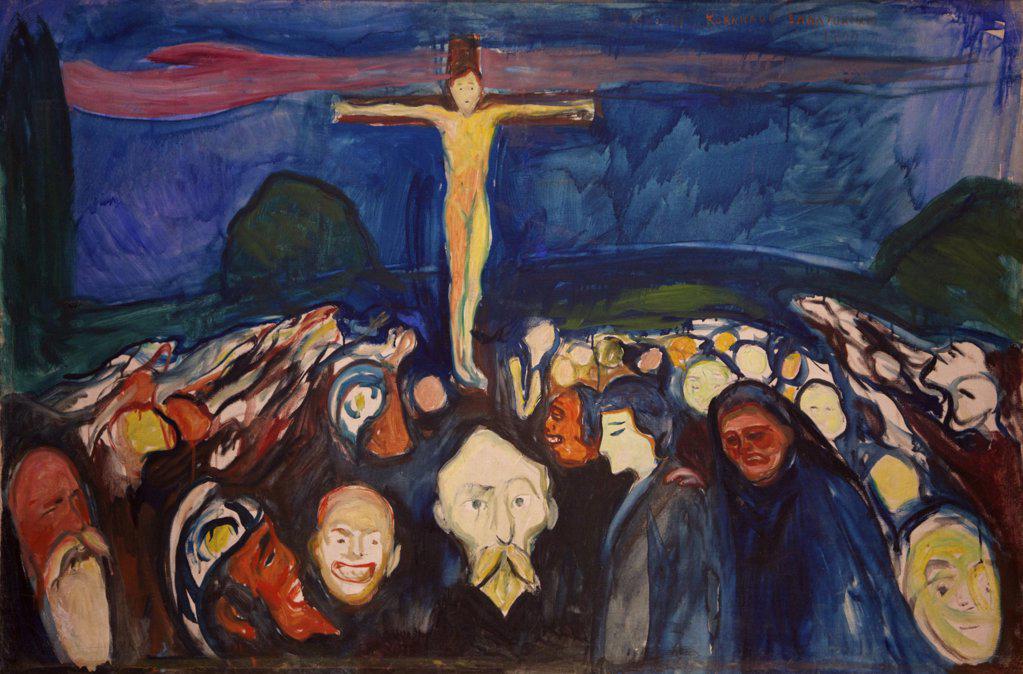 Golgotha by Edvard Munch, 1900, Norway, Oslo, The Munch Museum and Art Gallery