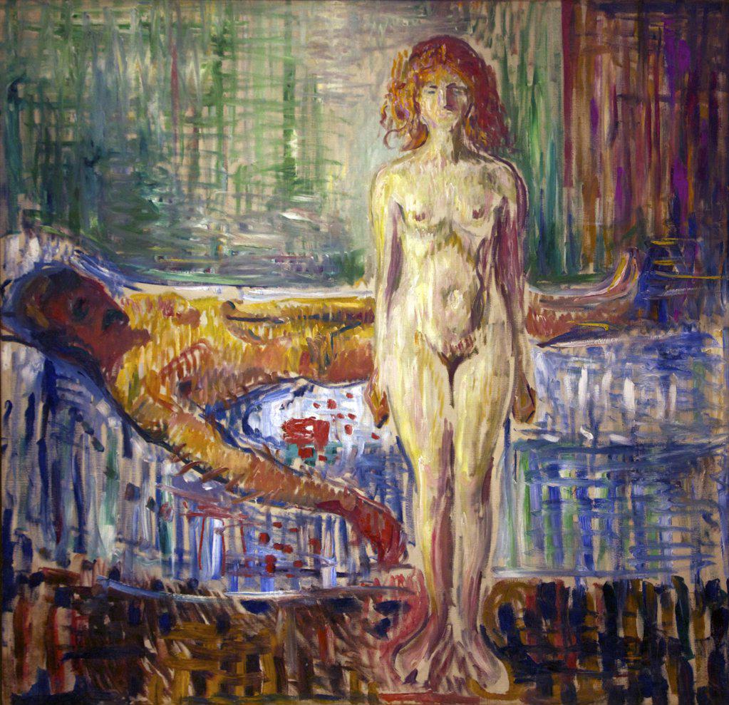 The Death of Marat by Edvard Munch, 1907, Norway, Oslo, The Munch Museum and Art Gallery