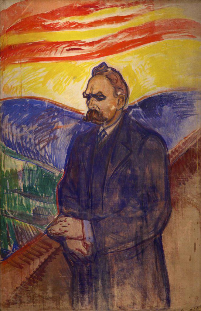 Friedrich Nietzsche by Edvard Munch, 1906, Norway, Oslo, The Munch Museum and Art Gallery