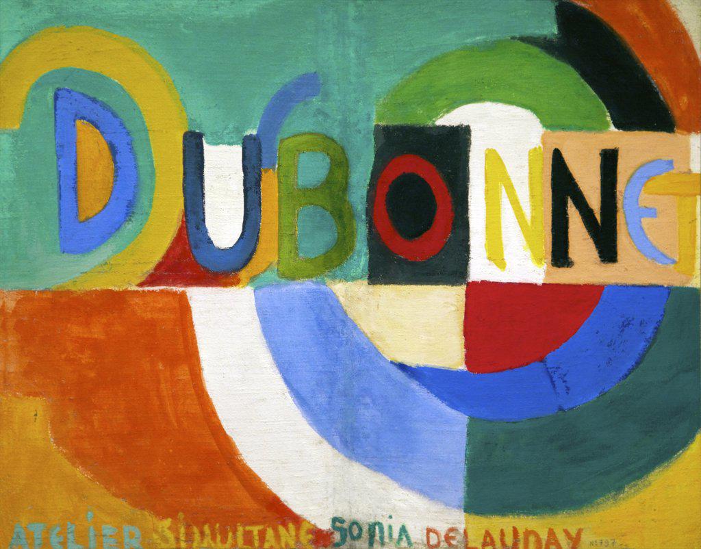 Dubonnet by Sonia Delaunay, 1914, Spain, Madrid, Reina Sofia Museum of Modern Art