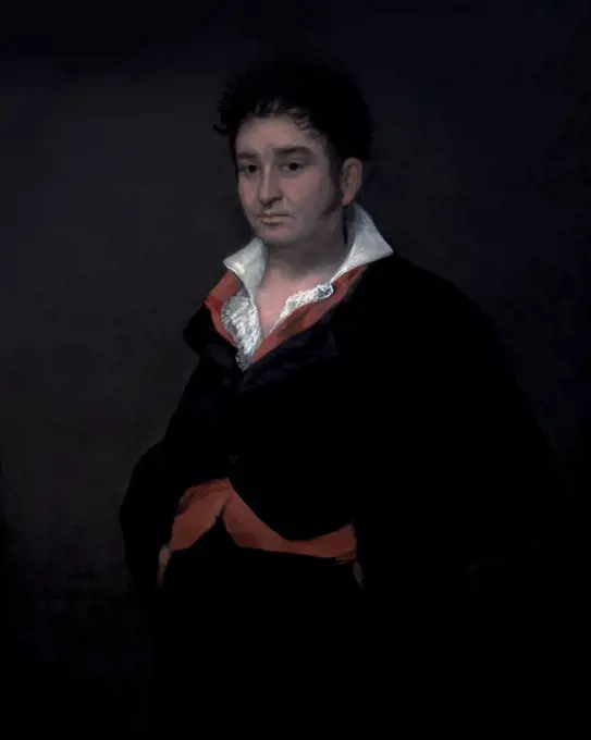 Portrait of Don Ramon Satue, by Francisco Goya, 1823, oil on canvas, Rijksmuseum, Amsterdam, Netherlands, Europe,