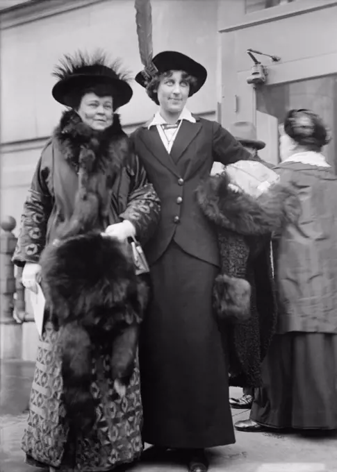 Alva Vanderbilt Belmont and Inez Milholland were wealthy Women's suffrage activists. Belmont was a major funder of the movement to pass the 19th Amendment granting women the right to vote. 1913.
