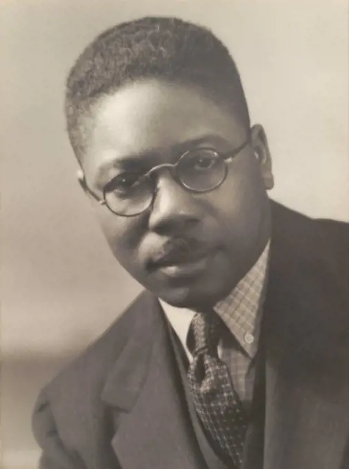 Aaron Douglas (1899-1979), African American painter and a major figure in the Harlem Renaissance.
