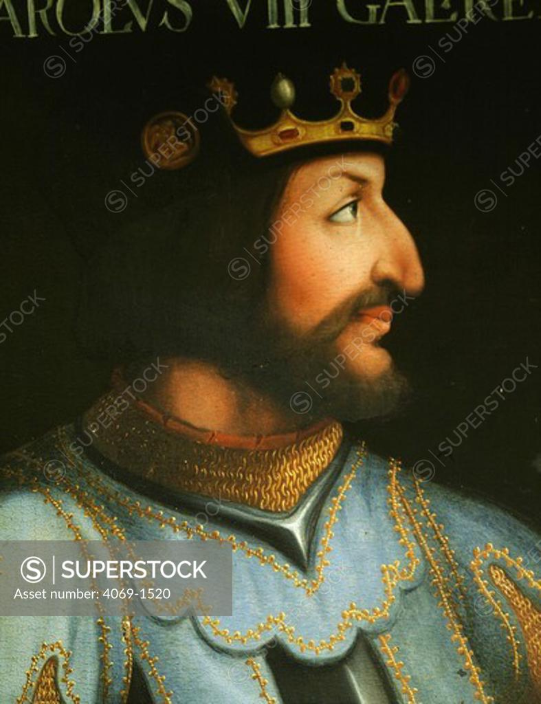 Stock Photo: 4069-1520 CHARLES VIII King of France (1470-98)