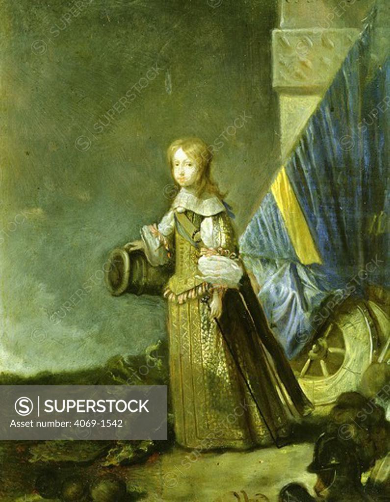 Stock Photo: 4069-1542 King CHARLES XI of Sweden as child 1665-97