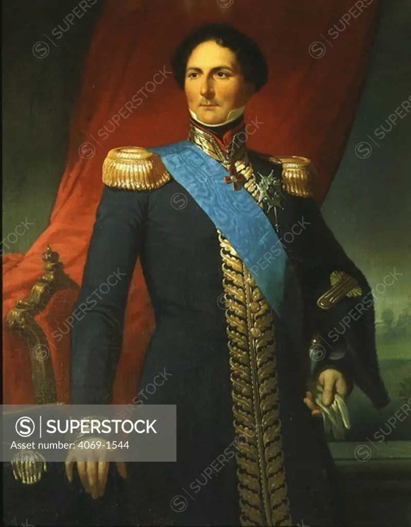 King CHARLES XIV John of Sweden 1763-1844 (originally Jean-Baptiste-Jules Bernadotte Prince of Ponte-corvo, Marshal of French Empire), 19th century