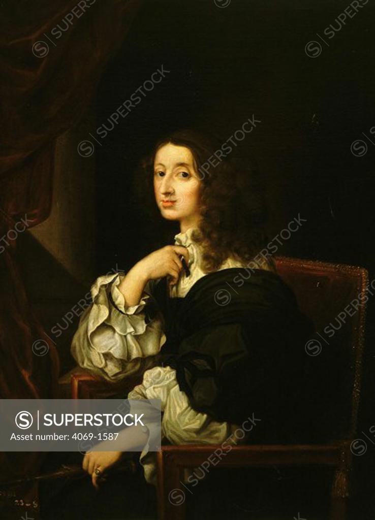 Stock Photo: 4069-1587 CHRISTINA of Sweden, 1626-1689, Queen, 1644-54