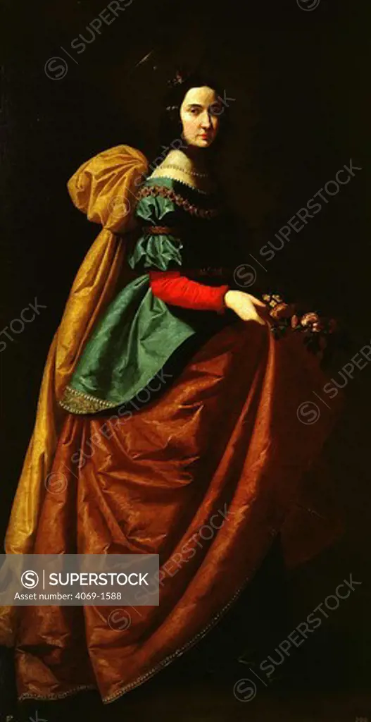Saint CASILDA, c. 1640 or Andalusian lady
