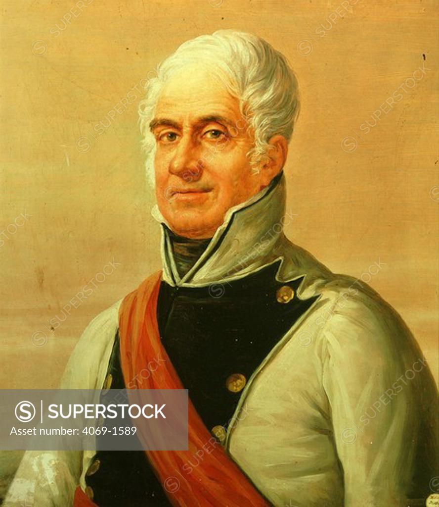 Stock Photo: 4069-1589 Francisco Javier CASTANOS Aragorri, 1758-1852, Spanish soldier and politician Duke of Bailen and marquis of Portugalete