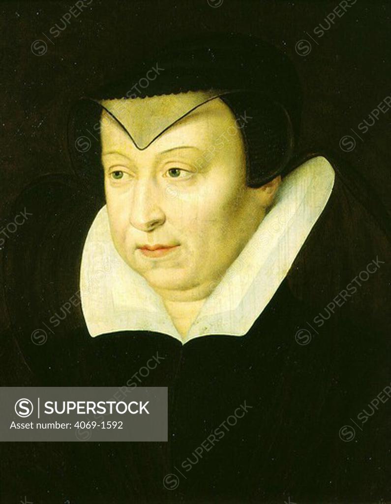 Stock Photo: 4069-1592 Catherine de MEDICI, 1519-89