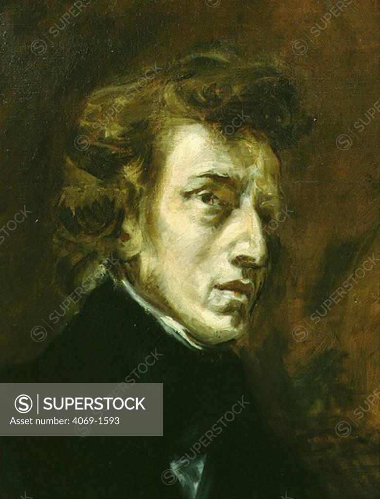 Stock Photo: 4069-1593 Frederic CHOPIN 1810-1849 Polish composer