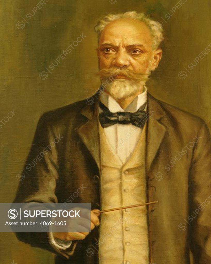 Stock Photo: 4069-1605 Antonin DVORAK 1841-1904, Czech composer, by Soucek