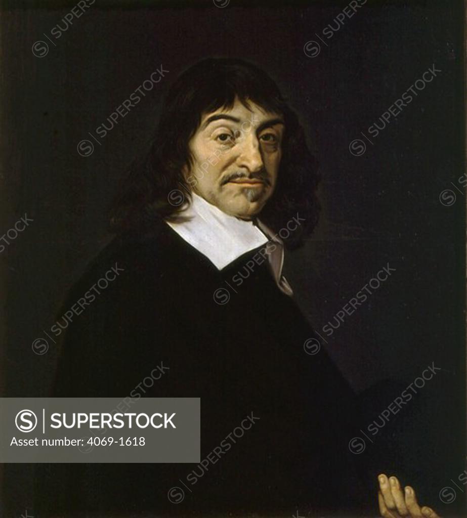 Stock Photo: 4069-1618 Rene DESCARTES, 1596-1650, French philosopher and mathematician
