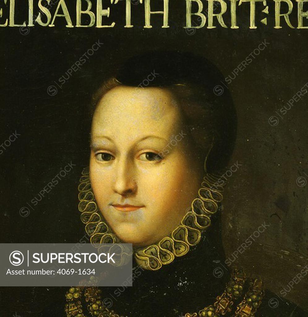 Stock Photo: 4069-1634 Queen ELIZABETH I of England (c1533-1603), 17th century