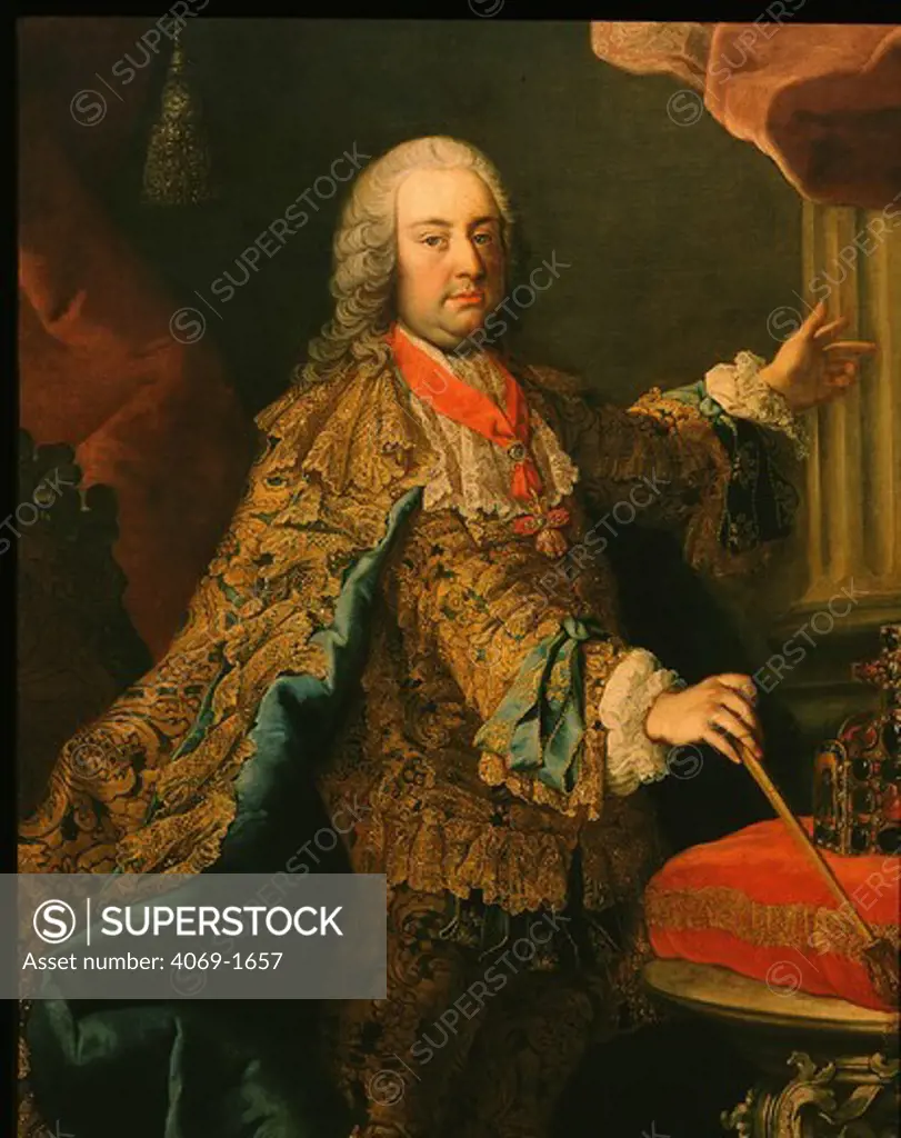 FRANCIS I, 1708-65, Holy Roman Emperor, painted 1740