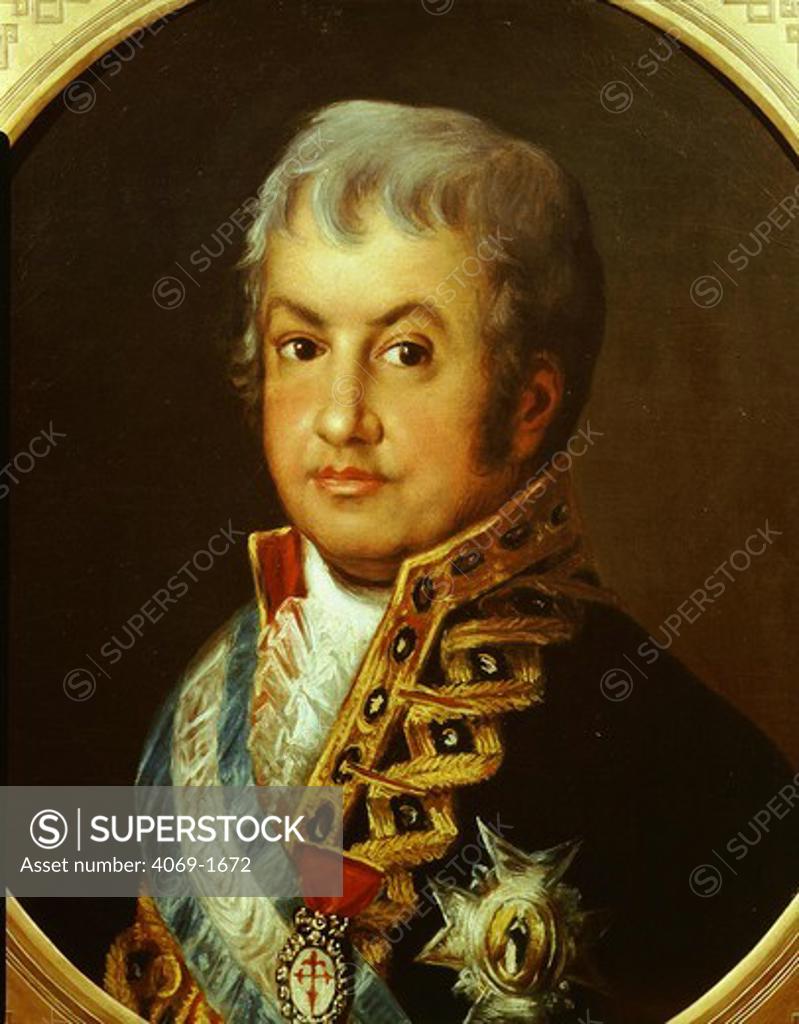Stock Photo: 4069-1672 King FERDINAND VII 1784-1833 of Spain