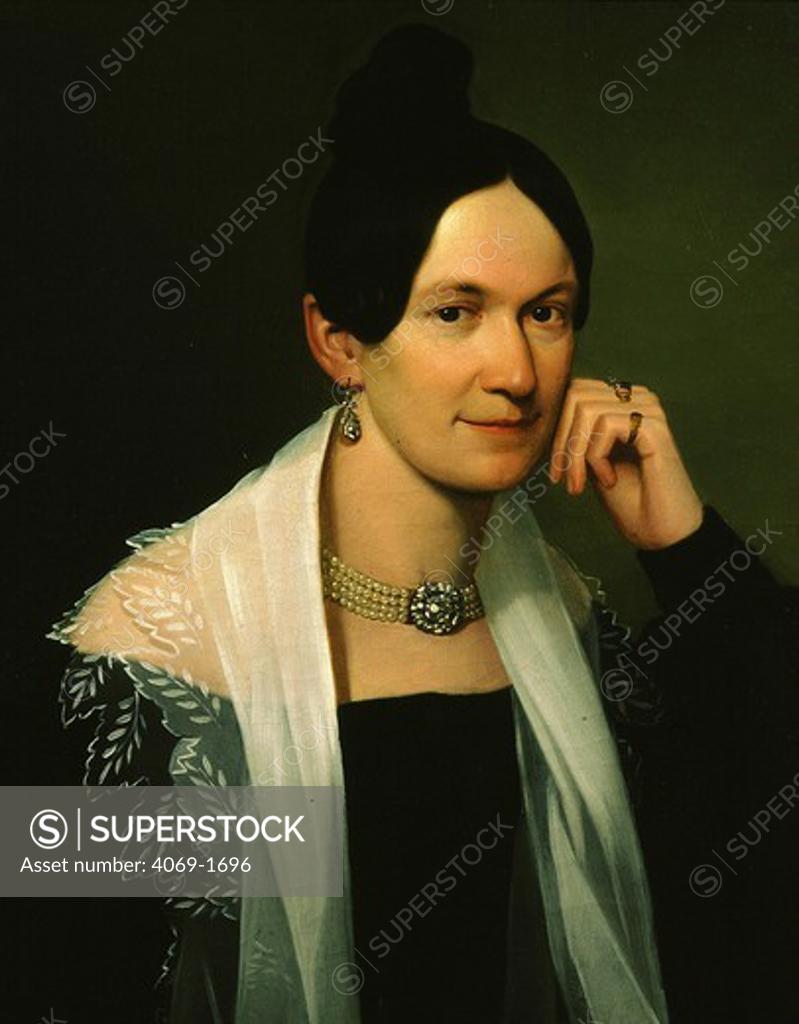 Stock Photo: 4069-1696 Therese GROB, soprano singer and Schubert's first love