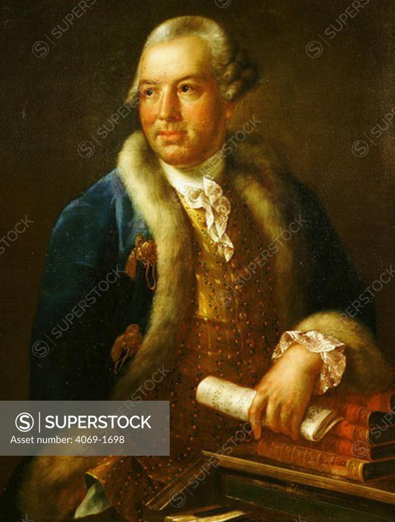 Stock Photo: 4069-1698 Christoph Willibald von GLUCK 1714-1787, German composer