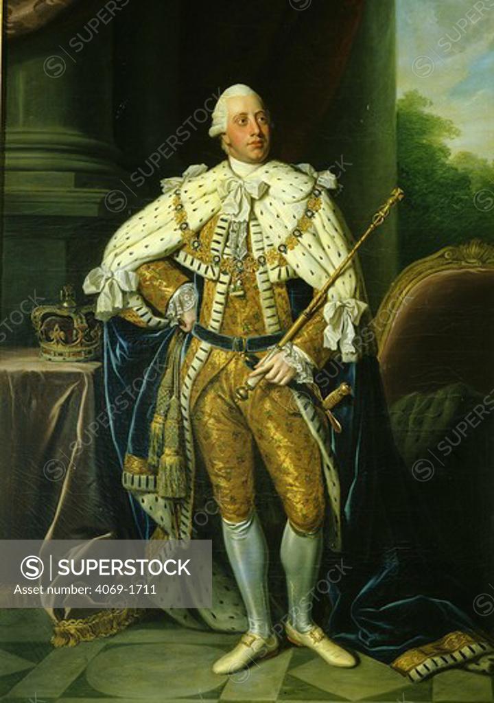 Stock Photo: 4069-1711 King GEORGE III of England, 1738-1820, Prince of Hanover